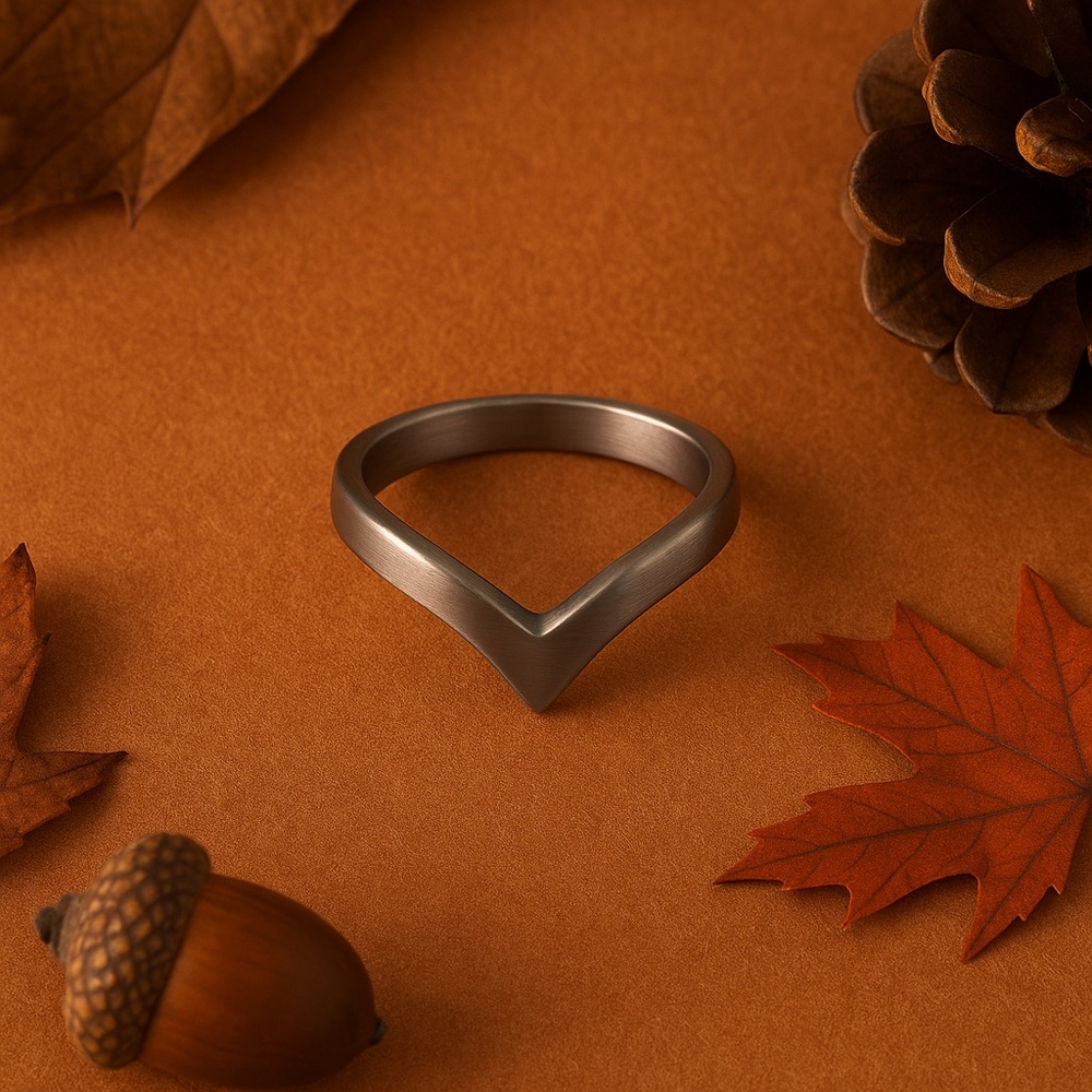 Nominal Men’s Stainless Steel Completion Ring | Size 10 Minimalist Jewelry
